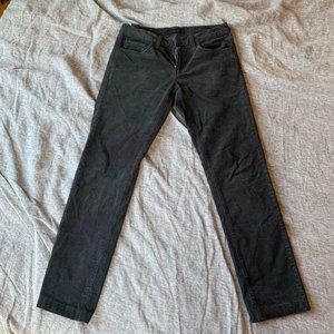 Corduroy J Brand Jeans in Dark Gray
